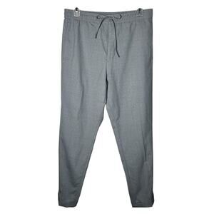 COS Men’s Grey Wool Blend Drawstring Tapered Chino Pants EU 46 US 30